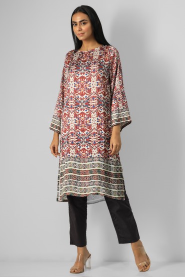 Abstract Kaleidoscope Print Tunic
