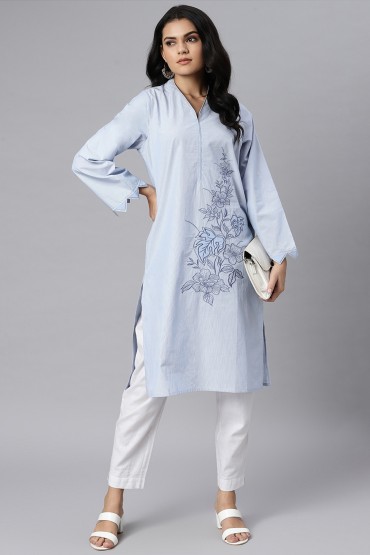 Embroidered Floral Tunic