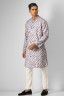 Abstract Geometric Print Panjabi