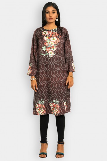 Printed Silk Tunic