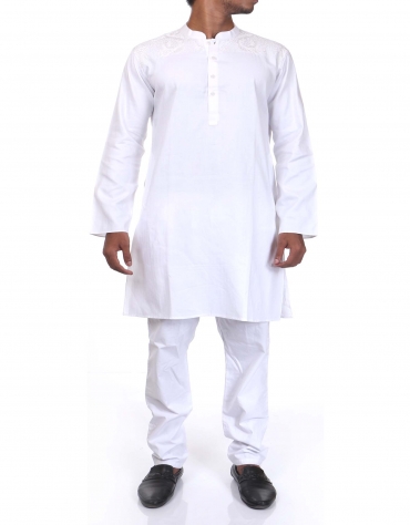 Embroidered Cotton Panjabi