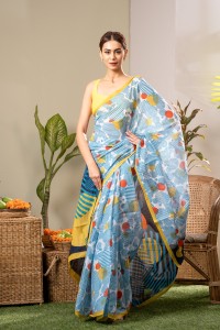 Printed Cotton Sari