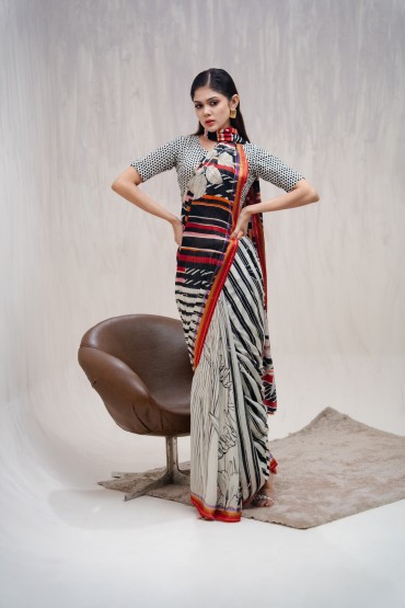 Printed Sari
