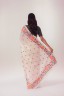 Floral Embroidered Cotton Sari