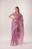Floral Embroidered Cotton Sari