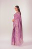 Floral Embroidered Cotton Sari