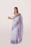 Paisley Embroidered Cotton Sari