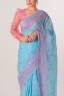 Paisley Embroidered Cotton Sari