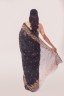 Ornate Embroidered Cotton Sari