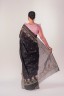 Peony Embroidered Cotton Sari