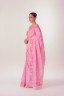 Lace Stitch Embroidered Cotton Sari