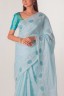 Lace Stitch Embroidered Cotton Sari