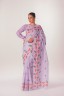 CrossStitch Embroidered Cotton Sari