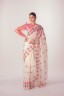 CrossStitch Embroidered Cotton Sari