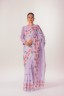 CrossStitch Embroidered Cotton Sari