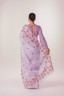 CrossStitch Embroidered Cotton Sari