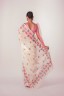 CrossStitch Embroidered Cotton Sari