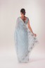 Diamond Embroidered Half Silk Sari