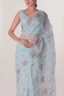 Diamond Embroidered Half Silk Sari