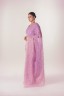 Dragonfly Embroidered Half Silk Sari