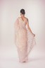 Dragonfly Embroidered Half Silk Sari