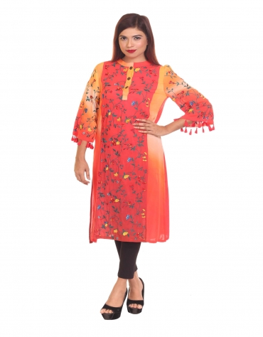 Floral Embroidered Tunic