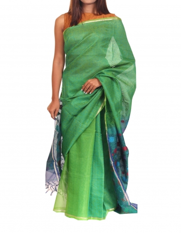 Tat Muslin Sari