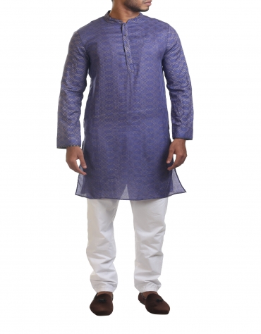Golden Printed Panjabi