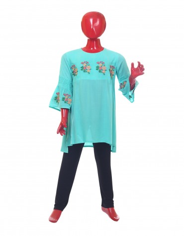 Long Tunic with Bell Sleeve