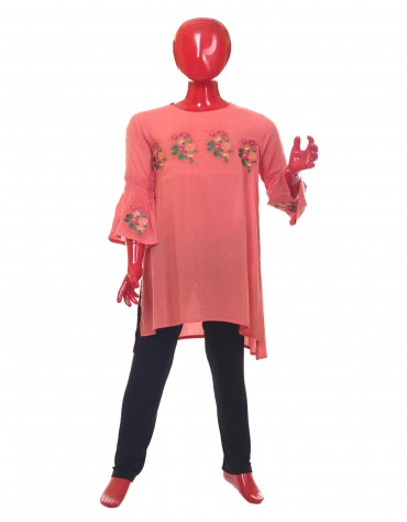 Long Tunic with Bell Sleeve
