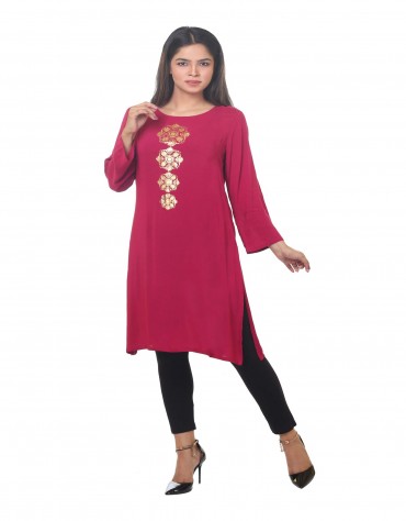 Baroque Print Tunic