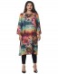 Abstract Floral Motif Tunic