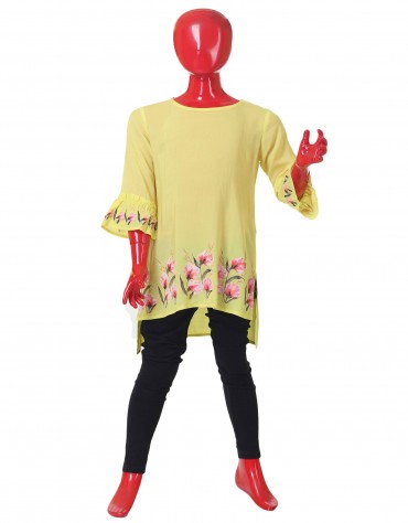 Ruffle Sleeved Tunic