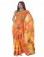 Floral Embroidered Cotton Sari
