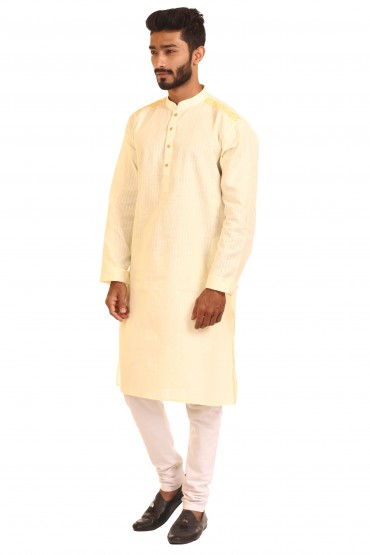 Embroidered Cotton Panjabi