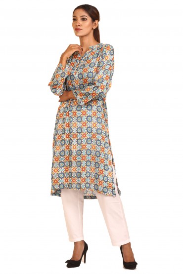 Geometric Print Tunic