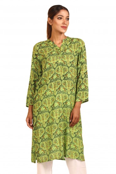 Elephant Print Tunic