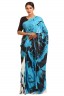 Abstract Print Sari