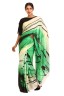 Abstract Print Sari