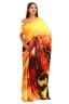 Abstract Print Sari