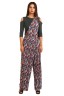 Floral Printed Pleated Sari Pant