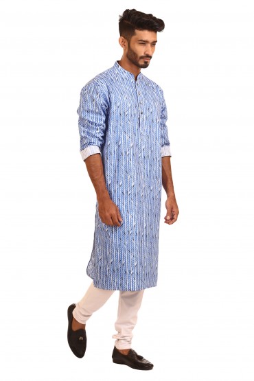 All-Over Print Cotton Panjabi