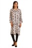Brushstroke Abstract Print Tunic