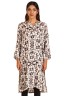 Brushstroke Abstract Print Tunic
