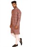 Floral Print Panjabi