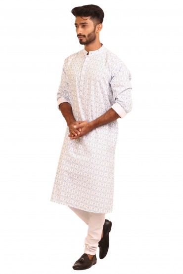 Geometric Print Panjabi