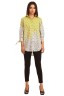 Ombre Geometric Print Top