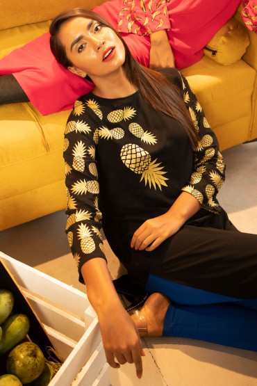 Pineapple Print Tunic