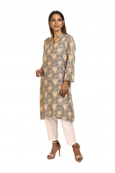 Vintage Floral Print Tunic