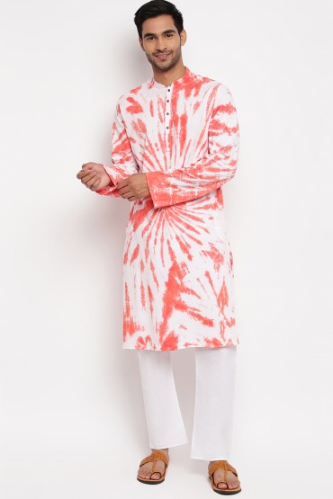 Tie Dye Cotton Panjabi
